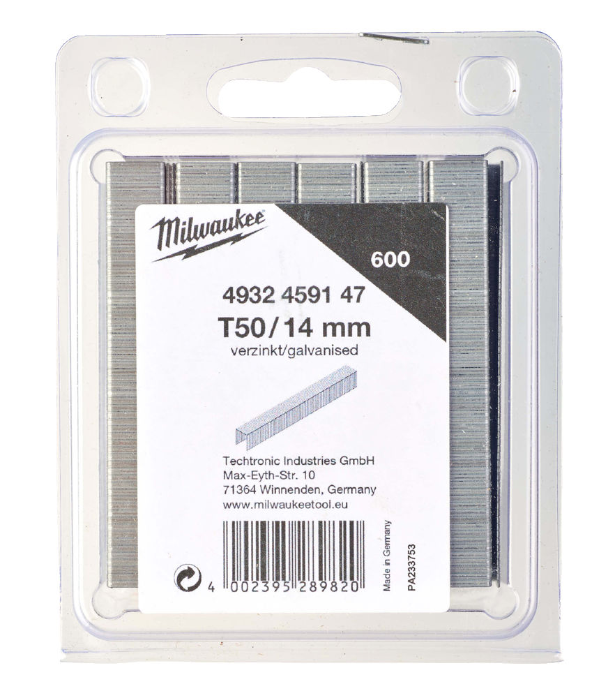 Grapas de 14mm en caja de 600uds