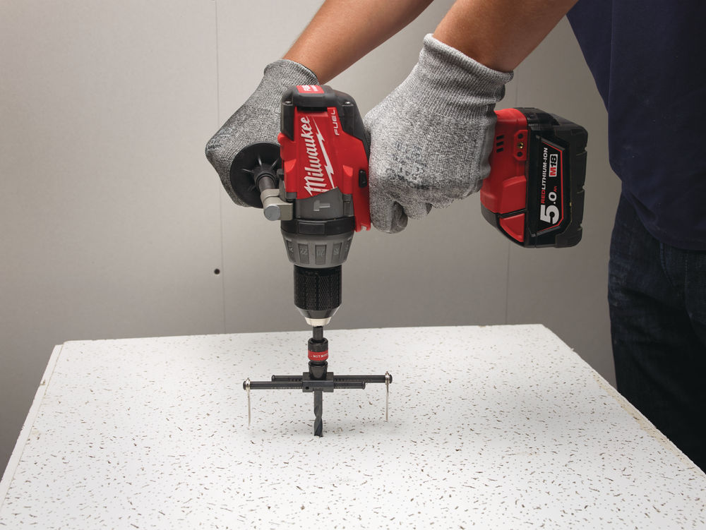 Cortacírculos ajustable con recogepolvo de 51 a 178mm