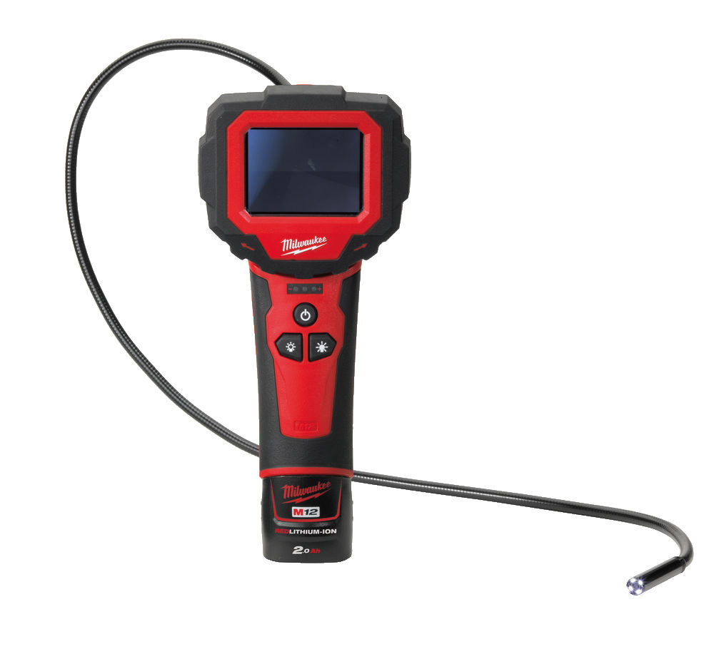 Camara inspección digital 12 V 2,0 ah con cabezal rotativo