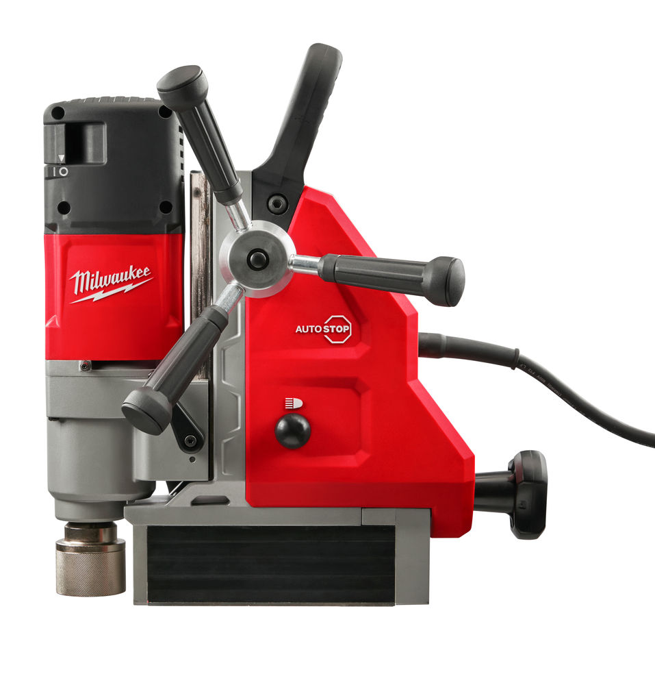 Soporte de Taladrar Magnético + Motor 1200 W - Potencia Magnética 8890N, Máx. cap. 41mm, Auto-Stop, imán permanente