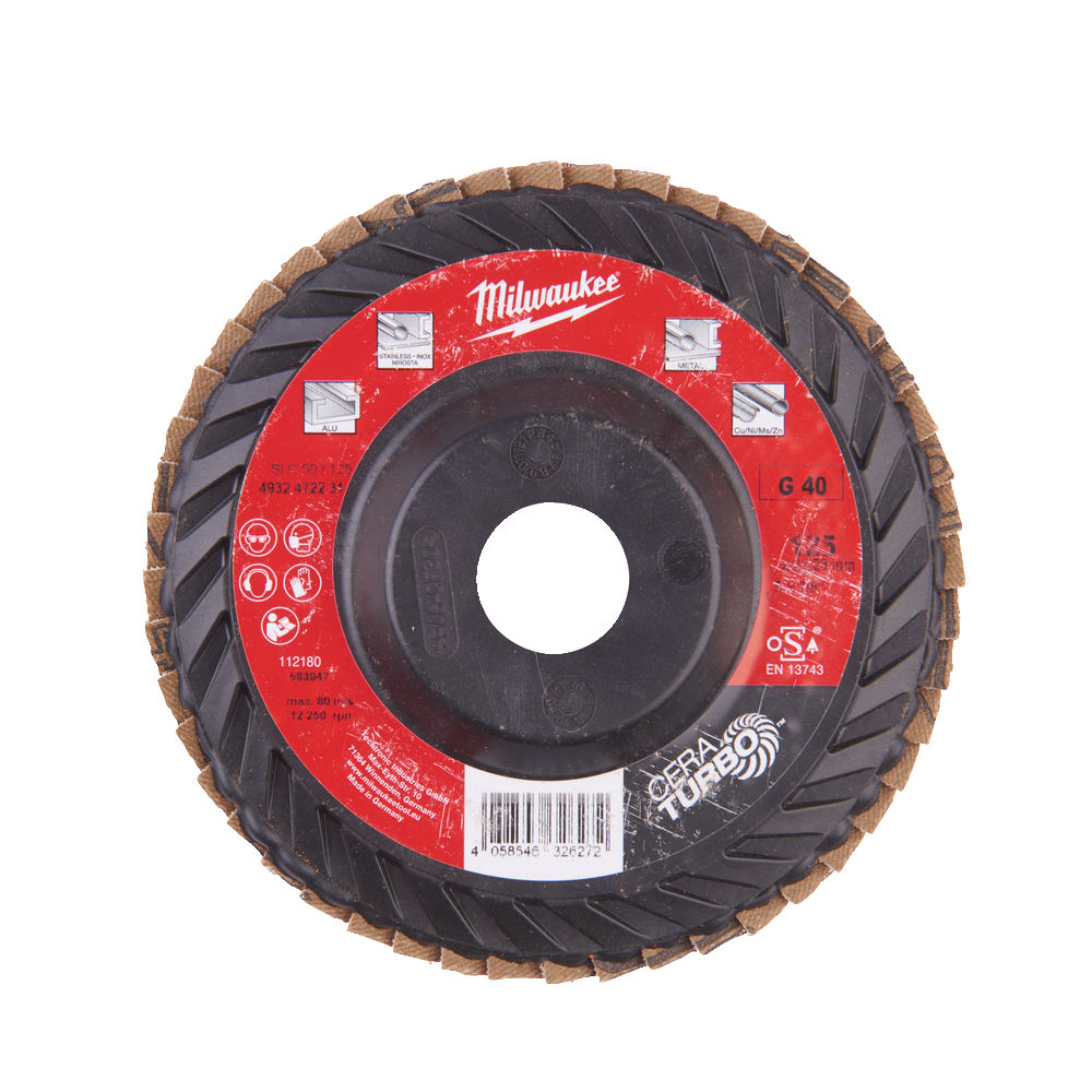 Disco CERA TURBO G40 Ø125mm (Pedir en múltiplos de 10uds)