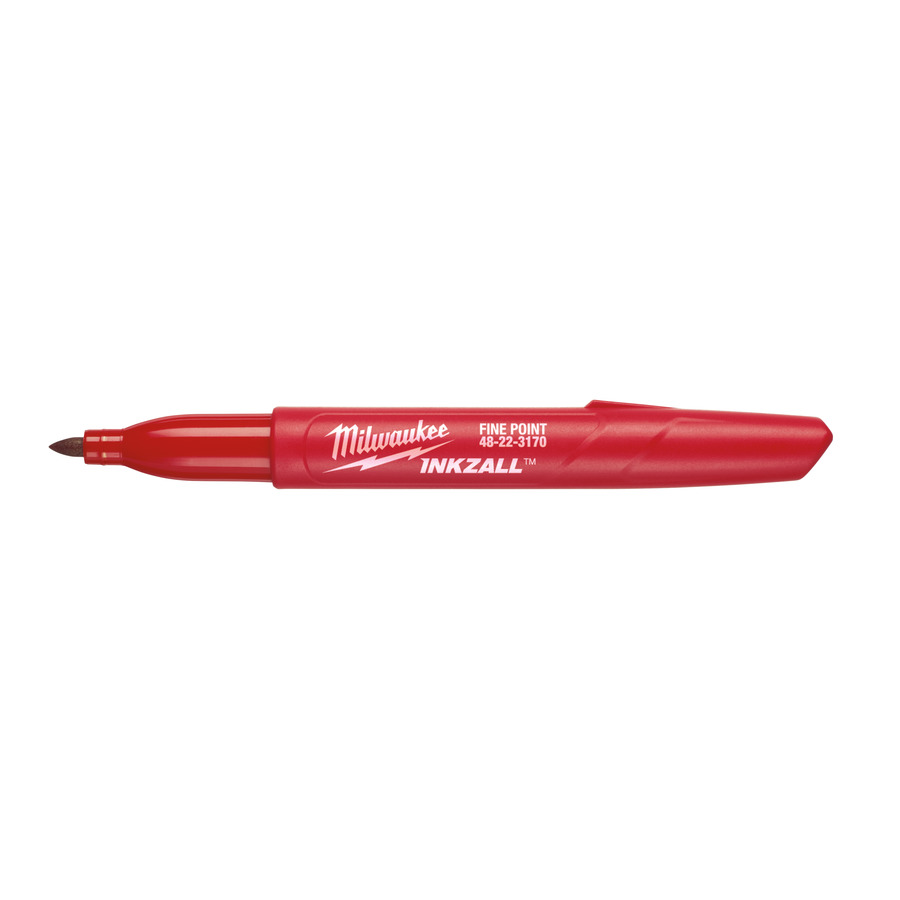ROTULADOR MILWAUKEE PUNTA FINA ROJO