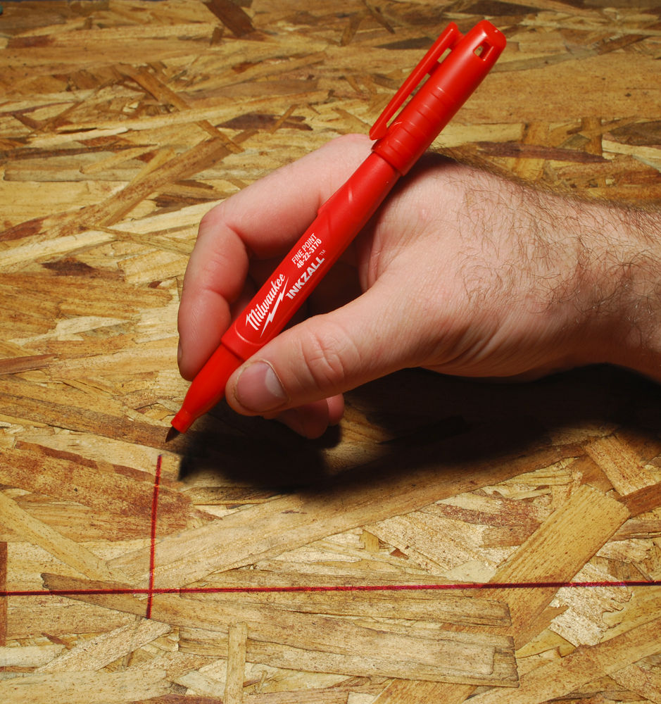 ROTULADOR MILWAUKEE PUNTA FINA ROJO