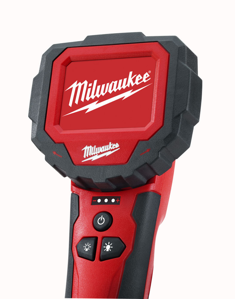 Cámara de inspección M12™ 360° M-SPECTOR™, diámetro del cabezal 9mm, longitud del cable 914mm, tamaño pantalla 68mm, pantalla rotativa 270°, 4 LED´s envolventes. Se suministra en versión cero, sin baterías ni cargador