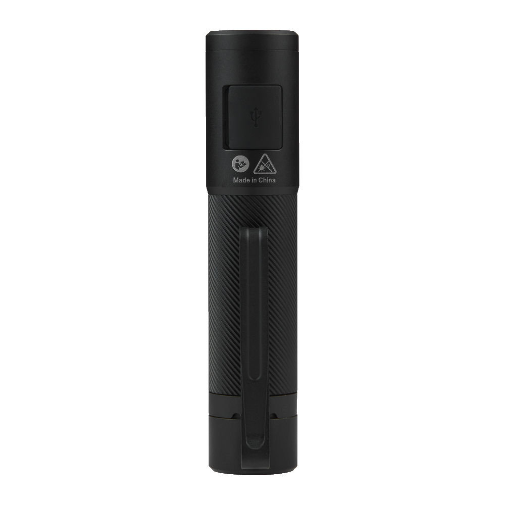 Linterna táctica de batería interna recargable TRUEVIEW™, 500/100 Lúmenes, protección IP67. Se suministra con cable micro USB