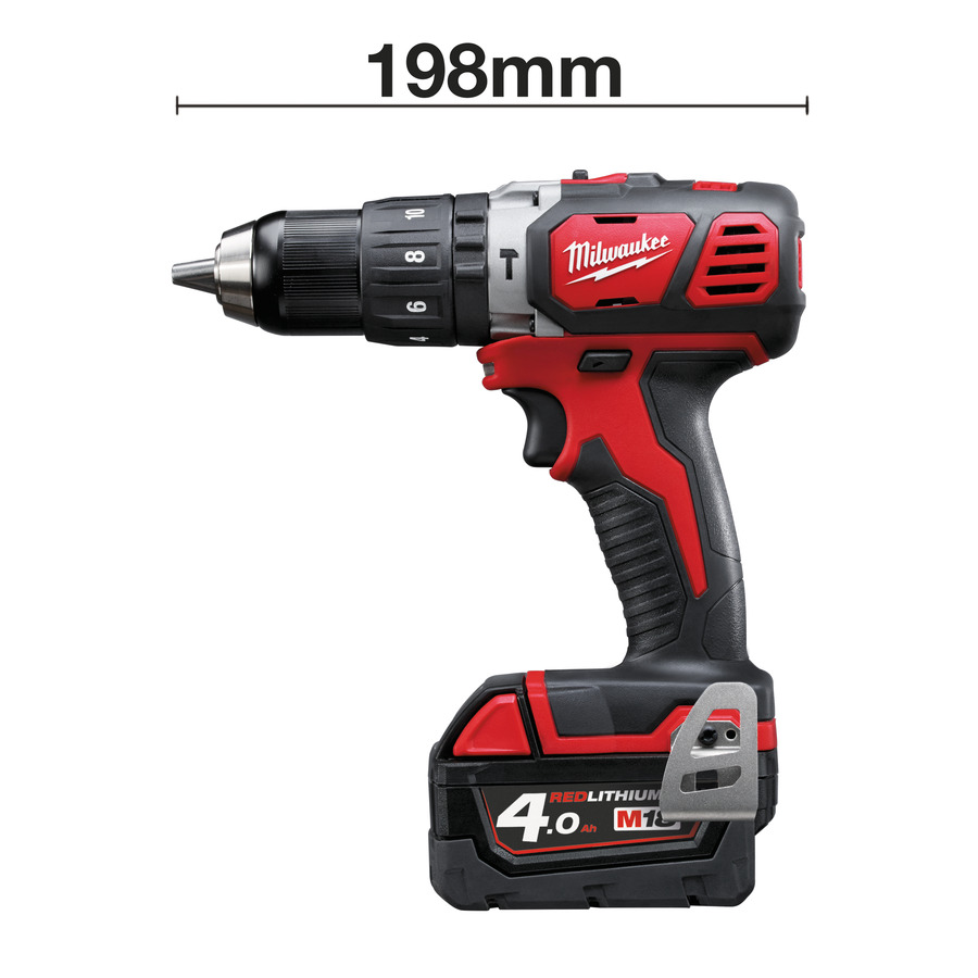 TALADRO PERCUTOR MILWAUKEE M18 BPD-402C