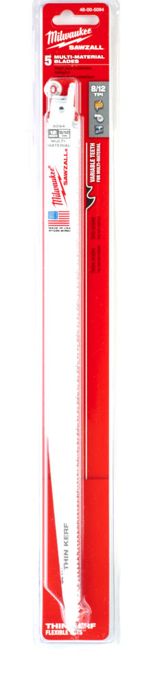 Hoja Sable UNIVERSAL Metal, Madera y Plástico 300mm 8/12Tpi - 5uds