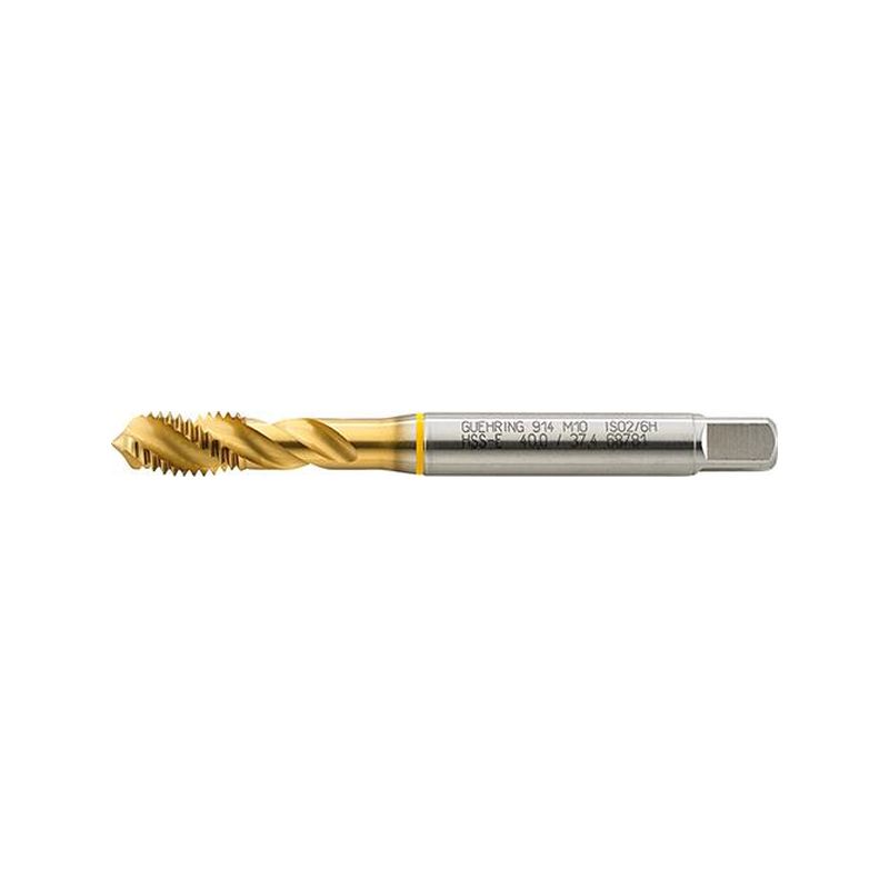 Broca-macho de roscar a  máquina D371C TiN M6,0Gühring