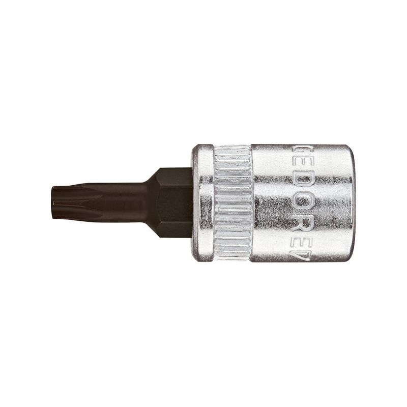 Llave de vaso  dest.1/4" T 9x30,5mm Gedore