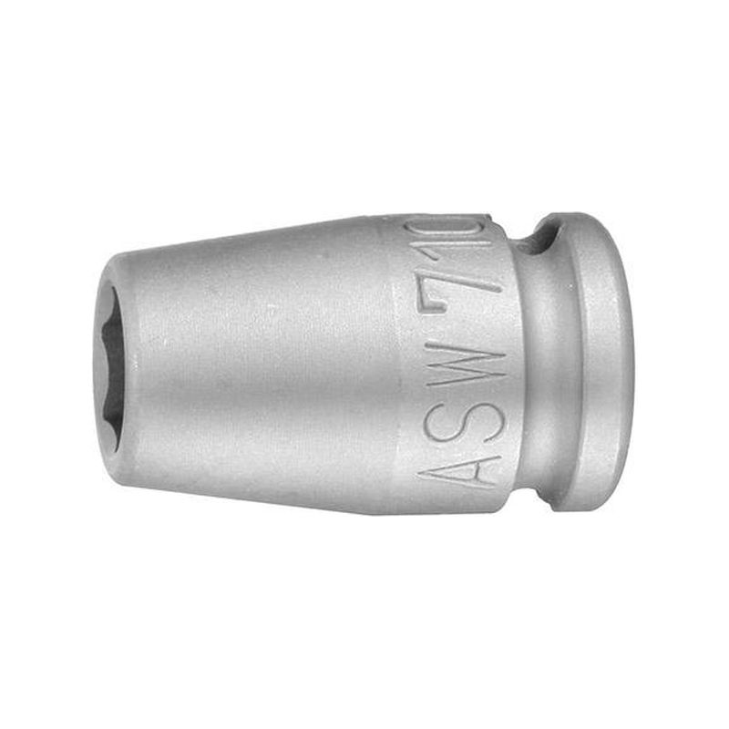 Llave vaso impacto       3/8"12mm ASW