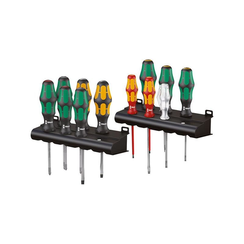 Juego destornilladores   Kraftform XXL 12 piezasWera