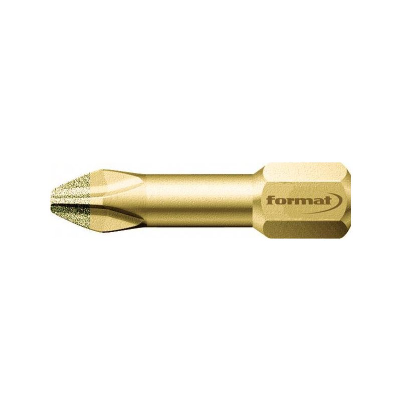 Punta 1/4" DIN 3128 C    6,3 PH 1x25mm DiamantFORMAT