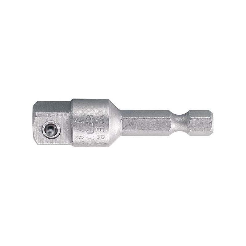 Adaptador llave vaso 1/4"3/8"x 50mm Wera