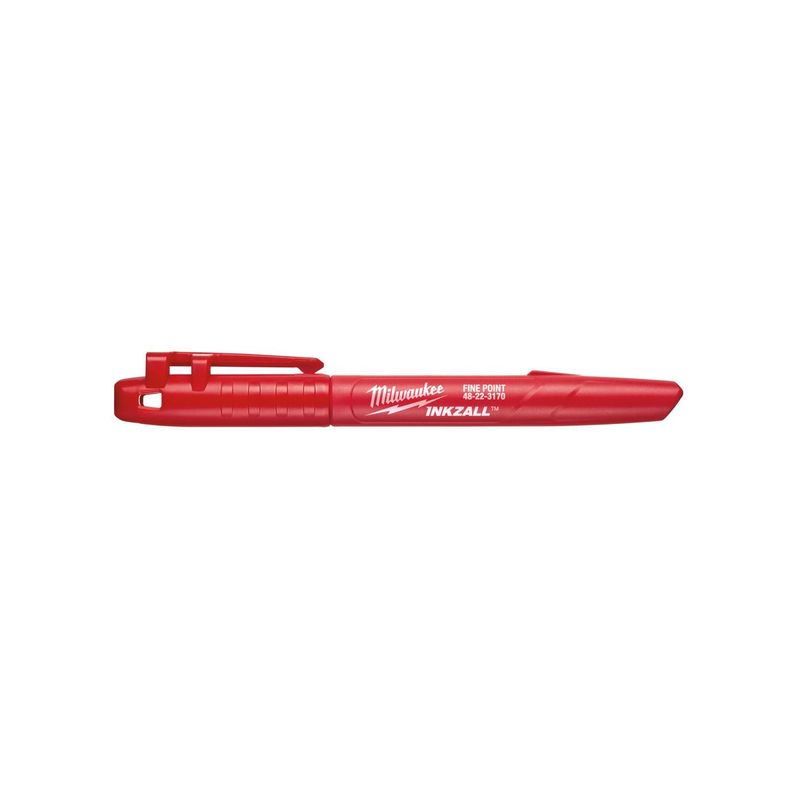 ROTULADOR MILWAUKEE PUNTA FINA ROJO