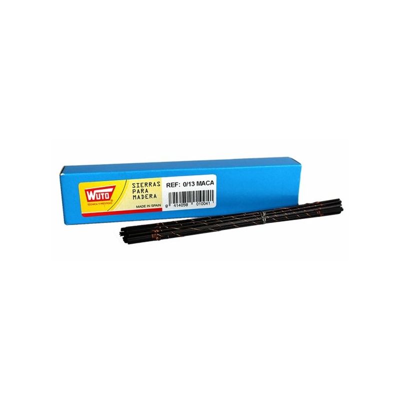 PELO MARQUETERIA SEGUETA 13CM 18TPI MAD PL. Nº 8 WUTO 12 PZ 