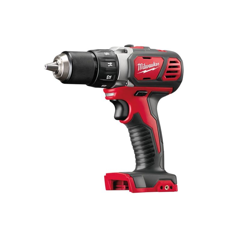 M18BDD-0 Taladro atornillador compacto M18™, 2 velocidades, par máximo 50Nm, portabrocas metálico 13mm. Se suministra en versión cero, sin baterías ni cargador