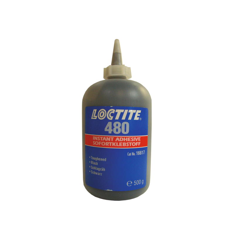 LOCTITE 480 EPIG ADHESIVO INSTANTÁNEO RESISTENCIA A PELADO NEGRO Botella  500 g