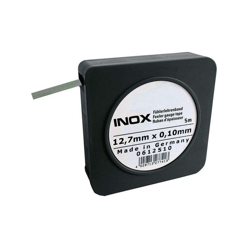 Cinta galga espesor INOX 5m x 12,7mm - 0,10mm