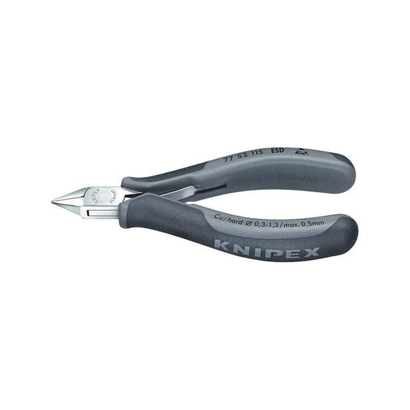 Alicate de corte diagonal115mm forma5 ESD Knipex