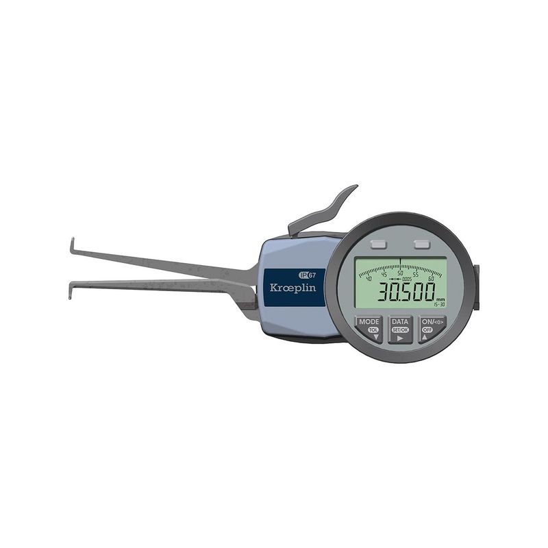 Palpador rapido de interiores IP67medicion en 3 puntos15-30mm KRÖPLIN
