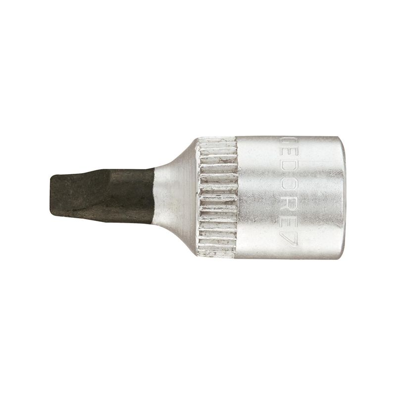 Vaso destornillador 1/4" 6,5x1,2mm plano Gedore