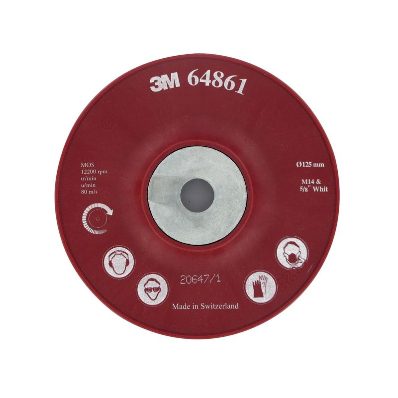 Plato apoyo Cubitron plano M14/115mm 3M