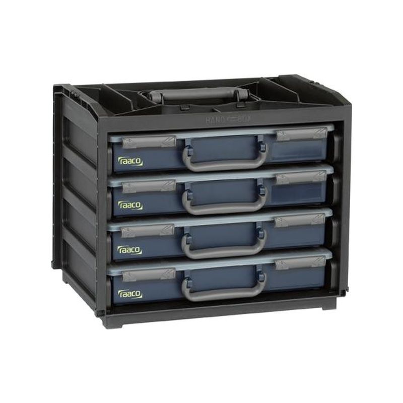 Caja de mano equipada con respaldo 2xAssorter55 4x8-15 y 17