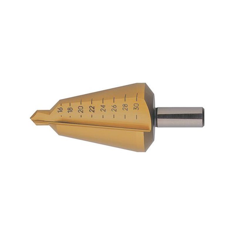 Broca cnca chapa HSS TiN 3-14mm FORMAT