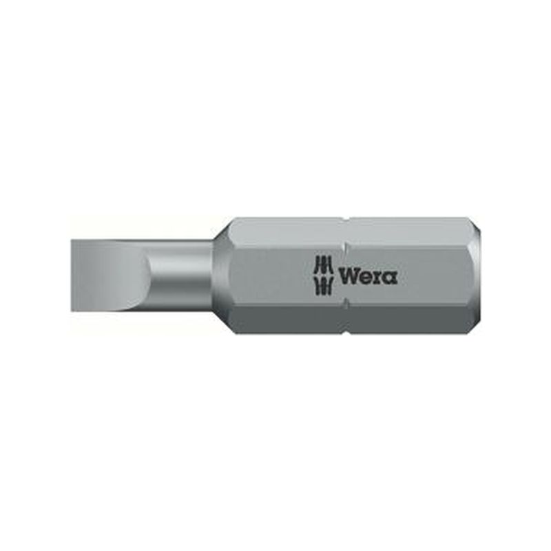 Punta 1/4" DIN3126 C6,3 8,0x1,2x25mm alta tenaci.Wera