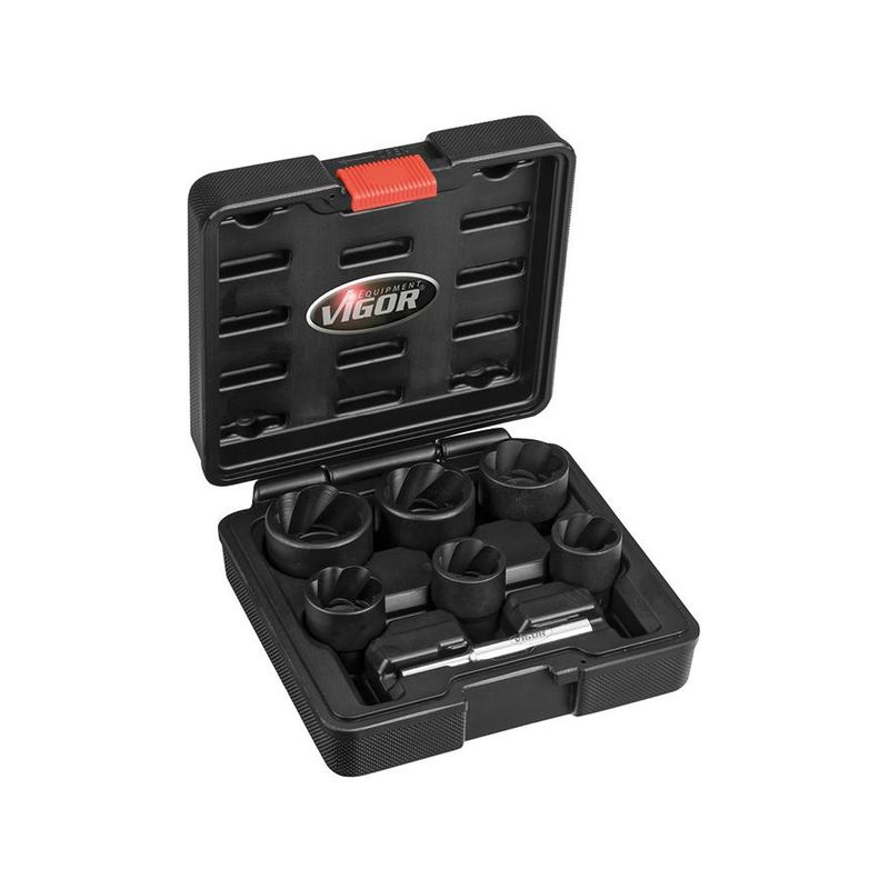 Kit inserto ranura espiral 7 piezas 21-32mmVigor