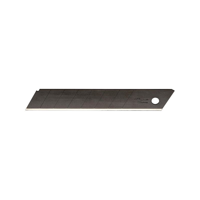 Cuchilla facturable negro18mm a 10 unidades Lutz