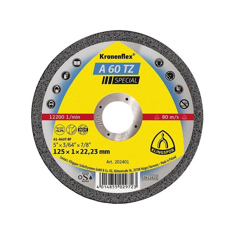 Disco de separación A46TZ230x1,9mm rec. Klingspor