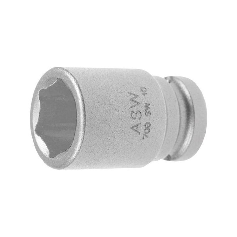 Llave vaso impacto 1/4" 8 mm ASW