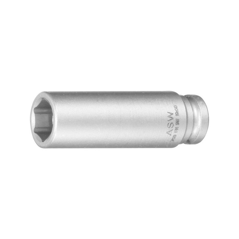 Llave vaso impacto 1/4" 7 mm imán-resortelargo ASW