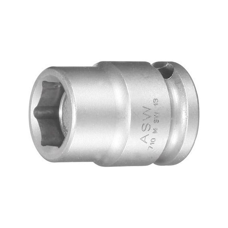Llave vaso impacto 3/8"15mm magnét. ASW