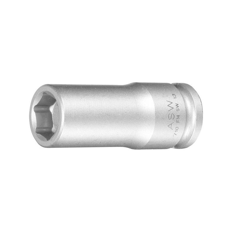 Llave vaso impacto 3/8"10mm imán-resortelargo ASW