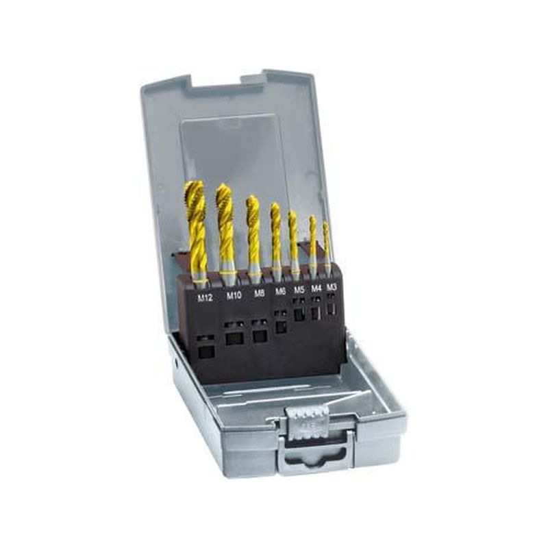 Machos roscar a maquina, juego TiN forma C M3-12GÜHRING