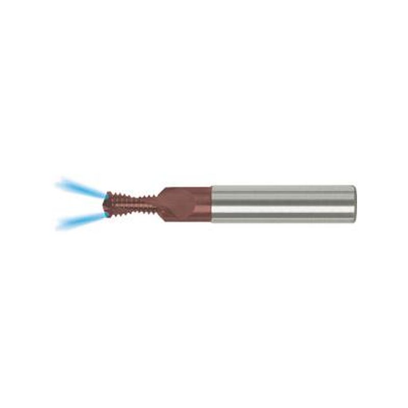 Fresa aguj. roscado MDI DTMCSP TiCN vastago HArefrigeracion interior1,5xD M8 GÜHRING