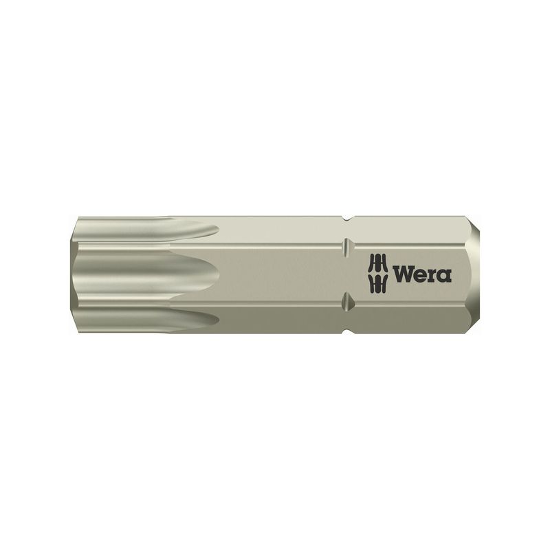 Punta 1/4" DIN3126 C6,3 T40x25mm inoxidable Wera