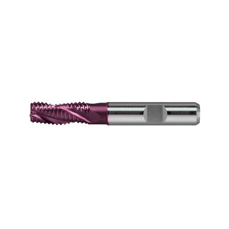 Fresa desbastar corta DIN844 HSSE TiALN NR 25mm FORMAT