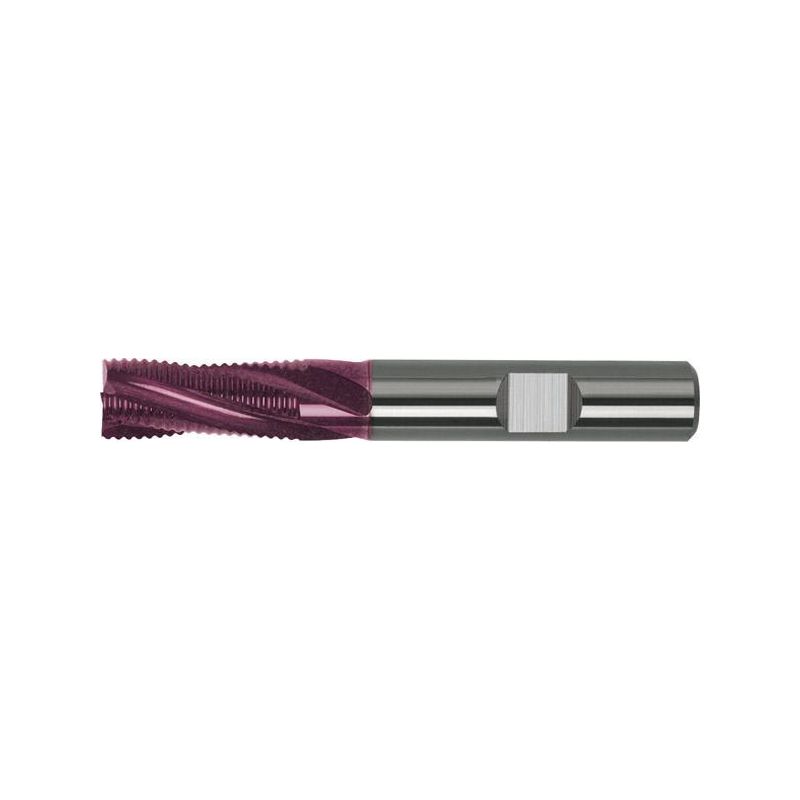 Fresa de desbastar, largaDIN6527 MDI TiALN tipo HR10mm FORMAT