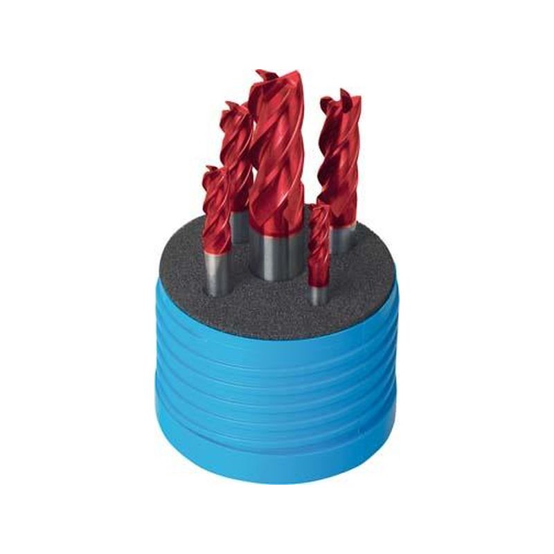 Jgo fresas ratio largas MDI FIRE 5 pzas Z4vastago HB 6-16mm GÜHRING