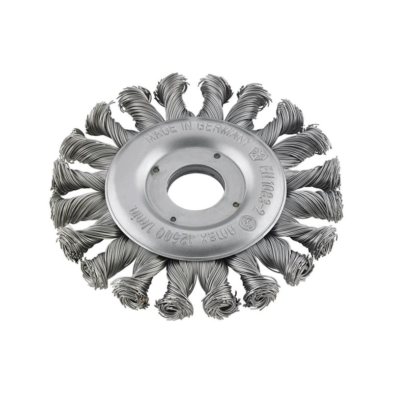 escobilla redonda alam. acero dcha/izq125x0,5 mm trenzadoFORMAT