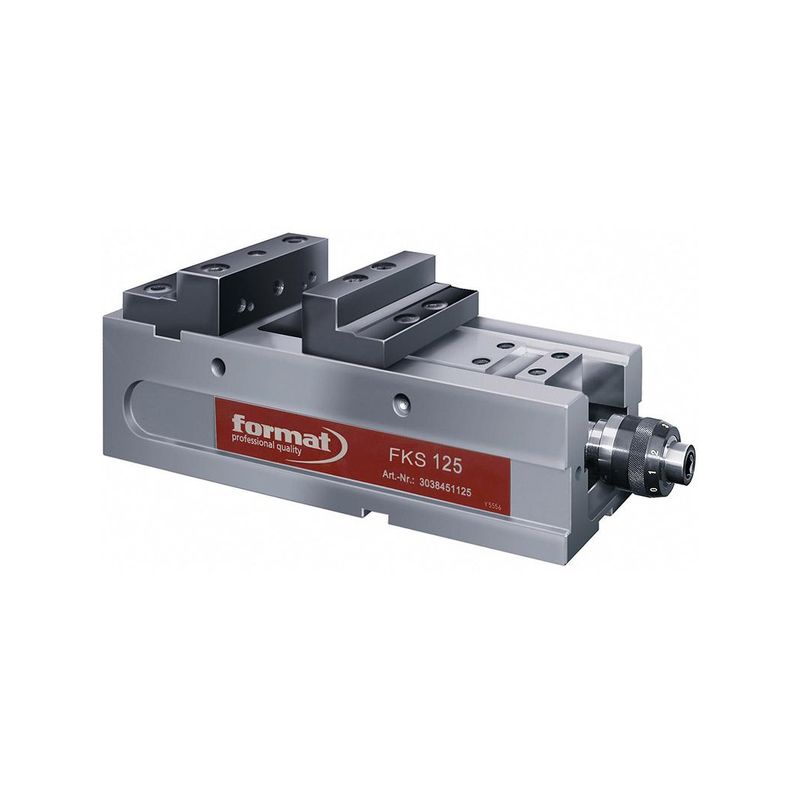 Mordaza compacta NC FKS 160mm mandibulasescalonadas FORMAT