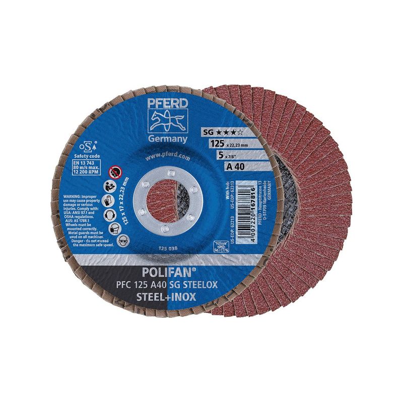 Disco abras.d.desbaste 115X22mm K 40 Rüggeberg