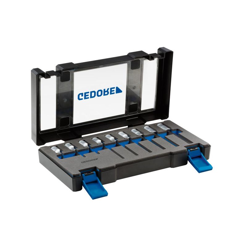 Jgo puntas destornillador1/2" hembra hex4-14mm de 9 pzasGEDORE