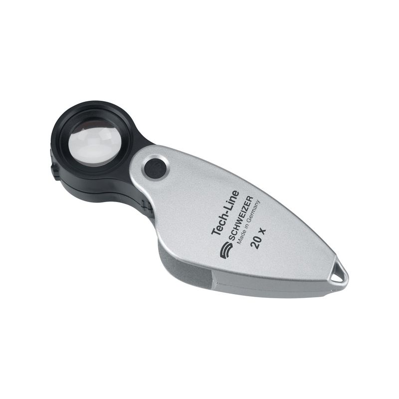 Lupa plegable Tech-Line 20,0xD22,8mm SCHWEIZER