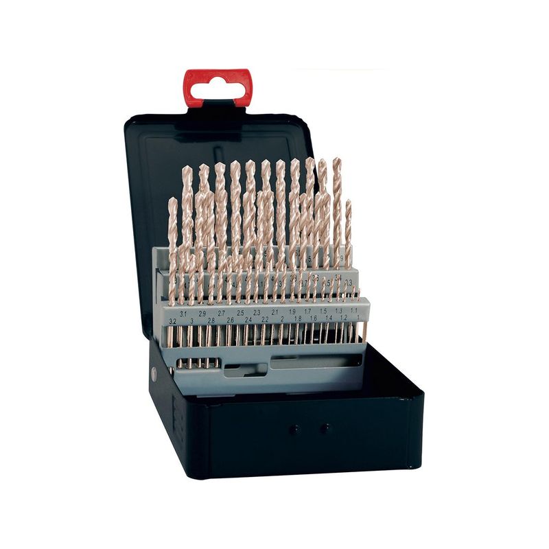 Jgo broca espiral DIN338 HSS rectificado tipo N1-5,9mm FORTIS