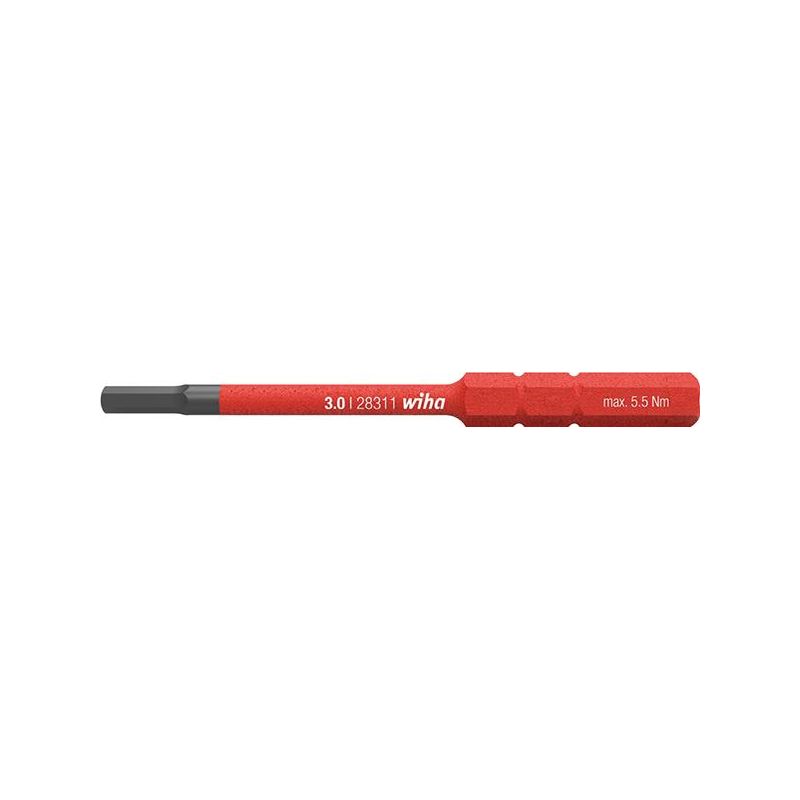 Varilla recambio slimBit VDEhex 4x75mmWiha