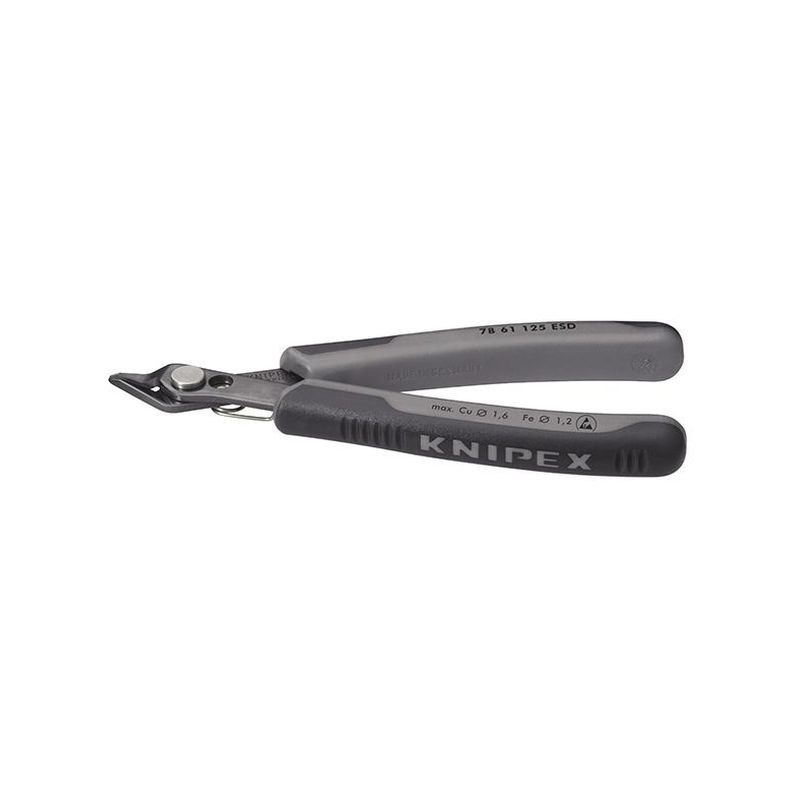 Cortaalambres para electronica ESD 140mm pav.s.receptor Knipex